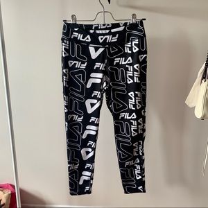 FILA logo leggings crop | like NEW